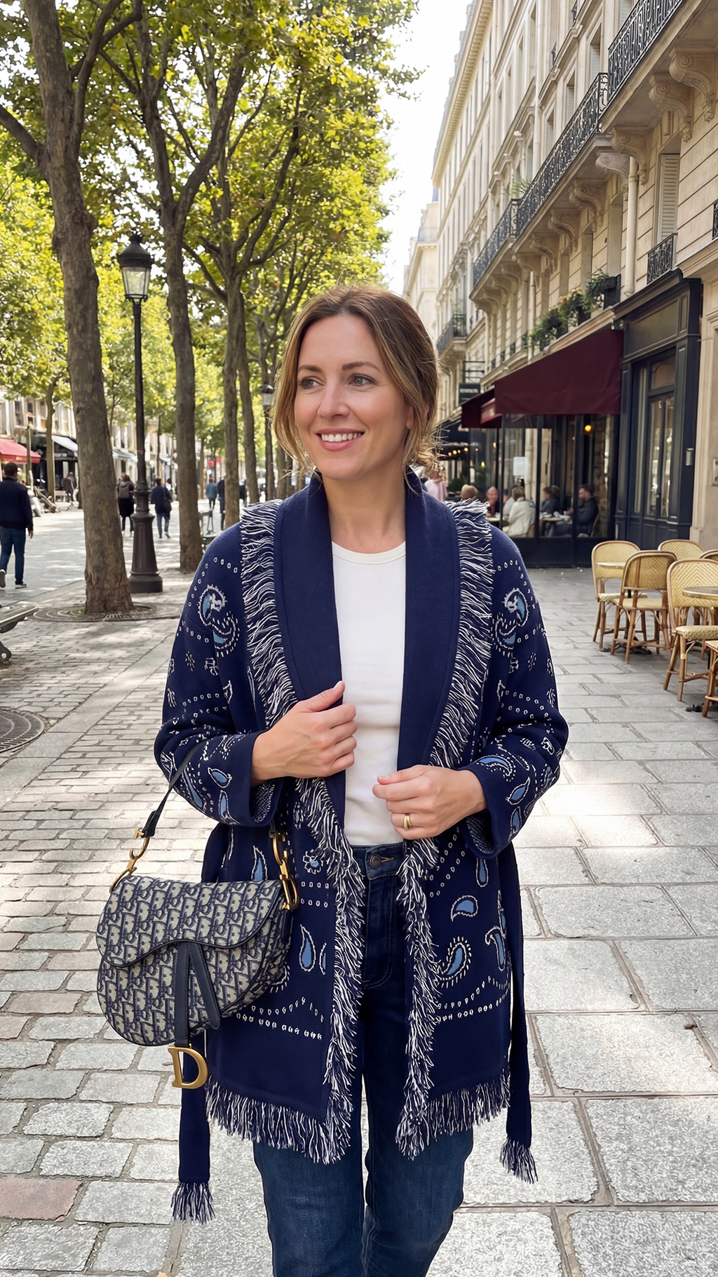 Urban Loose-Fit Tassel Cardigan